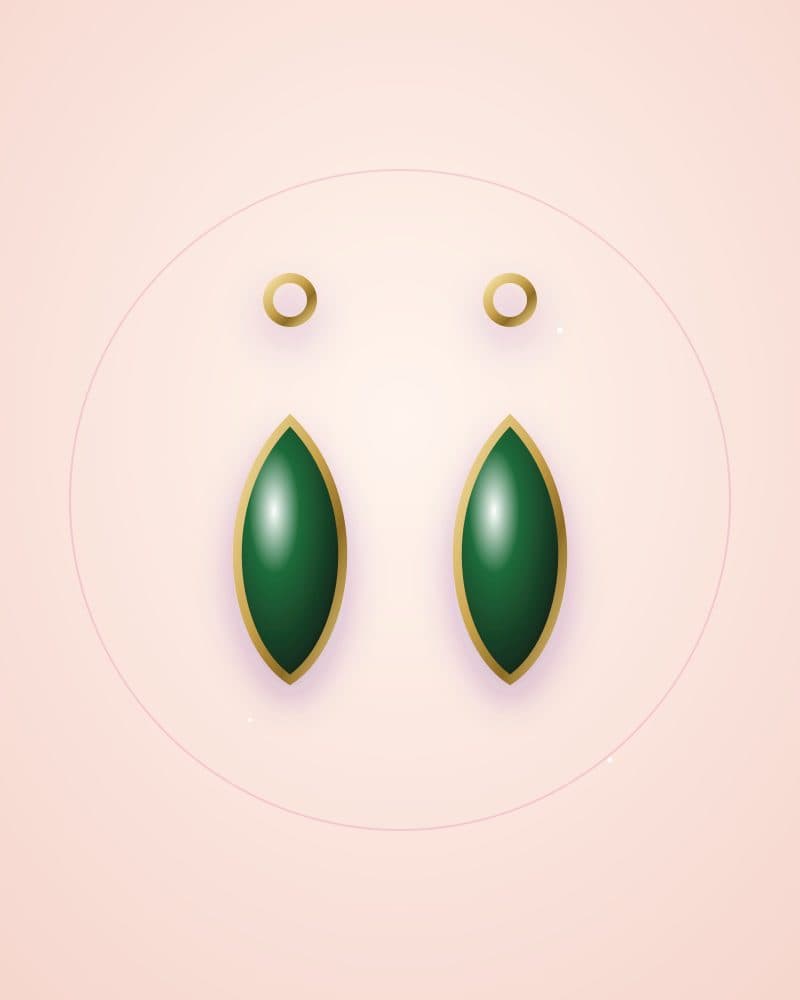 Ruhani Temple Jhumkas