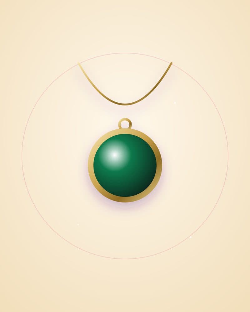 Sitara Emerald Pendant